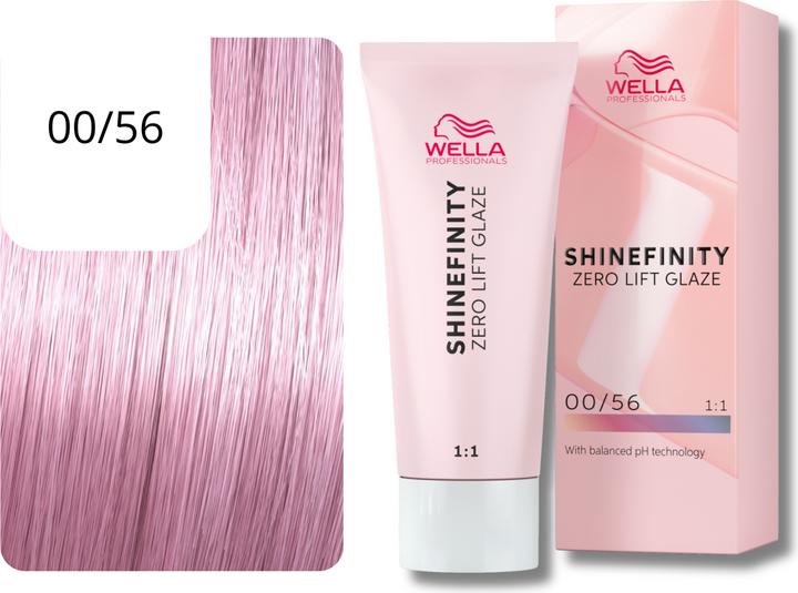 Actual product image Wella Professionals Shinefinity Zero Lift Glaze (00, 56 - Rosé Booster)