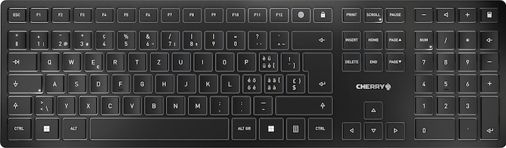 Actual product image CHERRY KW 9100 Slim (CH, Wireless)
