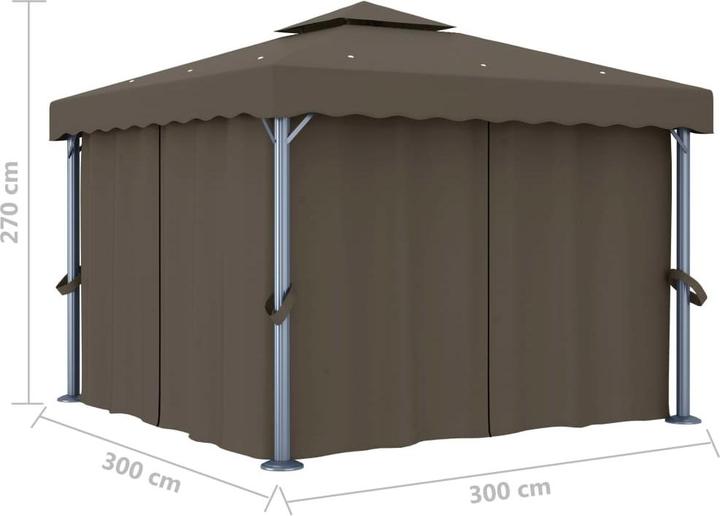 Immagine prodotto vidaXL Gartenpavillon (300 cm, 300 cm)