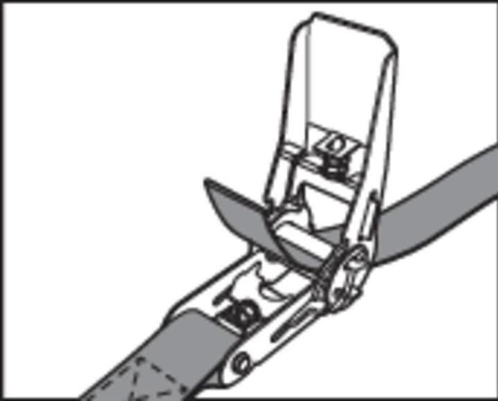 Immagine prodotto Toolcraft Cinghia di tensione con cricchetto