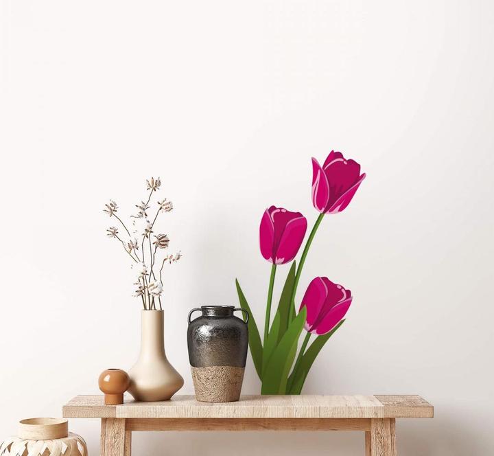 Produktbild Trenddeko Tulpen - pink (22 x 40 cm)