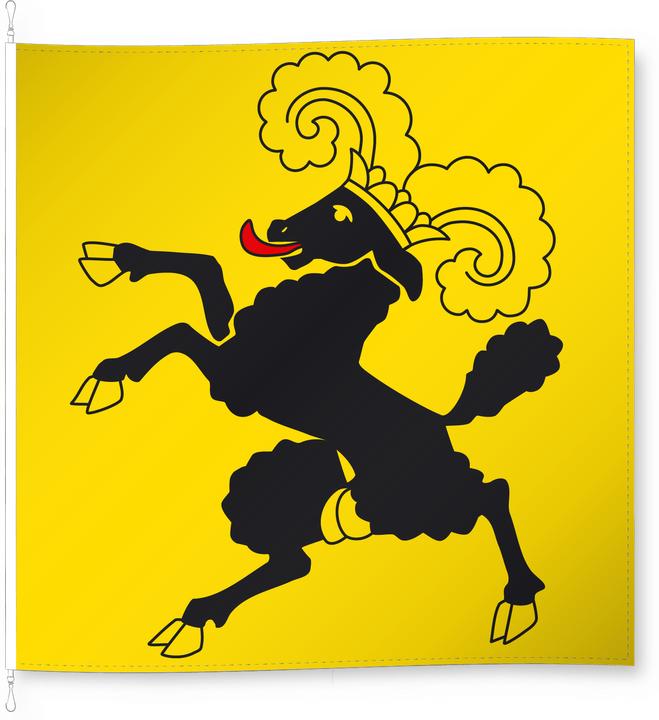 Image du produit Alpenfahnen Schaffhausen (150 x 150 cm)