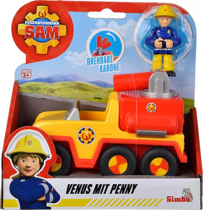 Actual product image Simba Brandweerman Sam Venus Brandweerauto met Penny Figuur