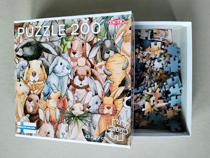 Image du produit Tactic Puzzle Lapins, 200 pièces. (200 pièces)