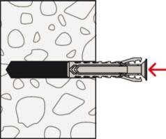 Actual product image Fischer 567893 - Expansion anchor - Autoclaved aerated concrete - Masonry brick - Concrete - Plasterboard (1 pcs.)