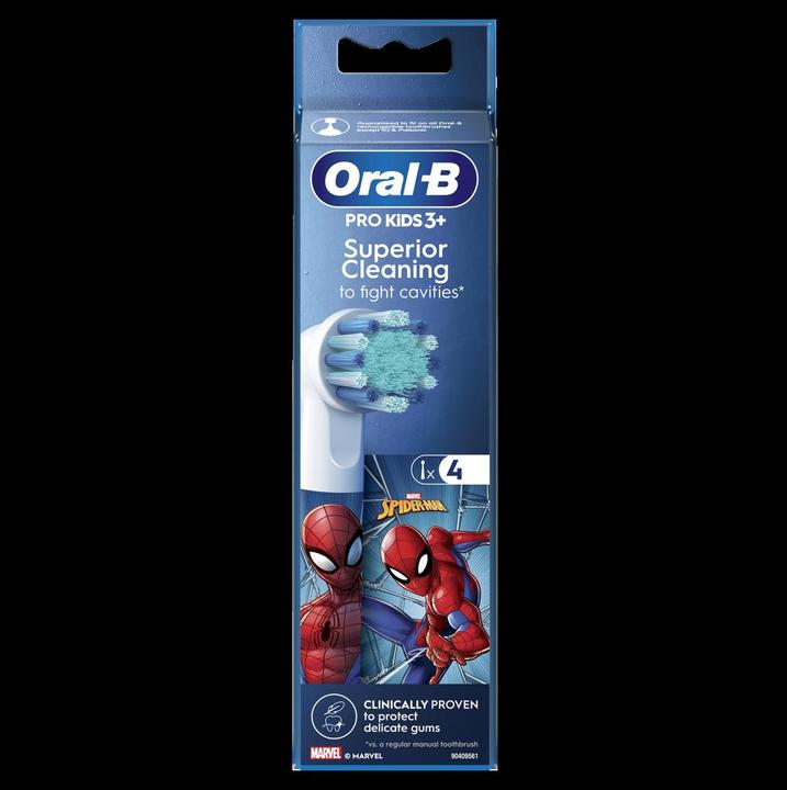 Actual product image Oral-B Kids Brush Heads Spider-Man (4x)