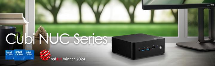 Image du produit MSI Cubi NUC 1MG (sans système d'exploitation) (Intel Core 3 100U, 8 Go, 256 Go, Intel UHD Graphics)