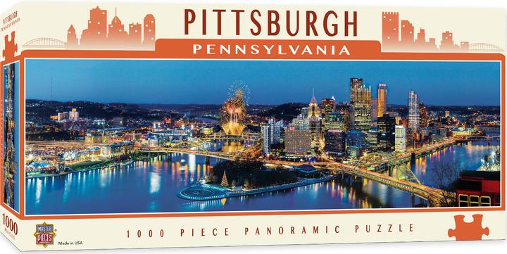 Actual product image MasterPieces Puzzle Company Puzzle 1000 pieces Pittsburgh, Pennsylvania (1000 pieces)