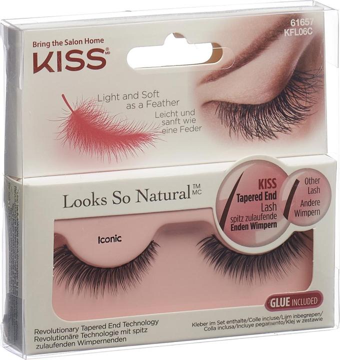 Actual product image KISS Look So Natural Lashes - Iconic (Artificial eyelashes)