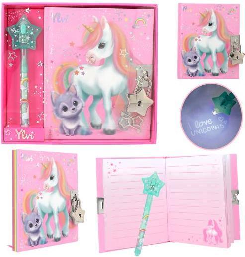 Actual product image Magni Depesche Ylvi diary with secret pen 2.7x16.4x14.8cm (Lined)