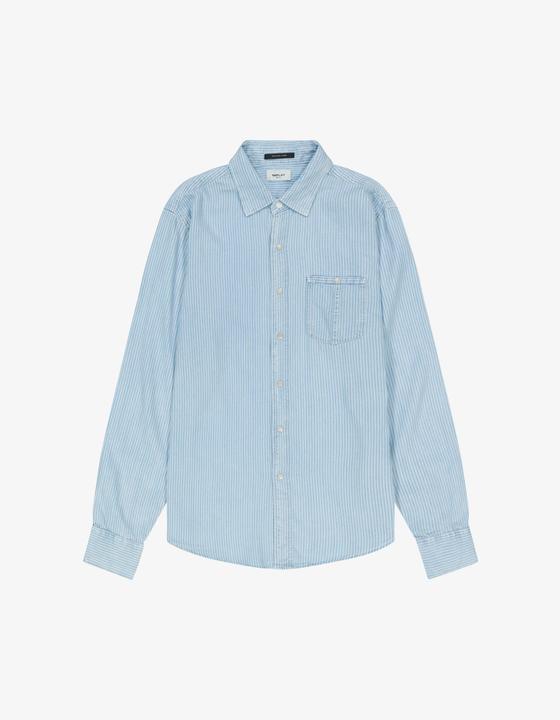 Produktbild Replay Casualhemd hellblau gestreift (S)