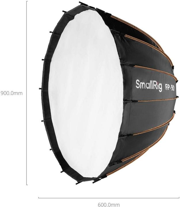 Actual product image SmallRig FP-90 Schnellaufbau-Falt-Parabol-Softbox, Form: Rund (Parabolic Softbox, 90 cm)