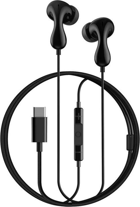 Actual product image Baseus Encok CZ20 Kopfhörer Kabelgebunden im Ohr Anrufe/Musik USB Typ-C Schwarz (Cable)