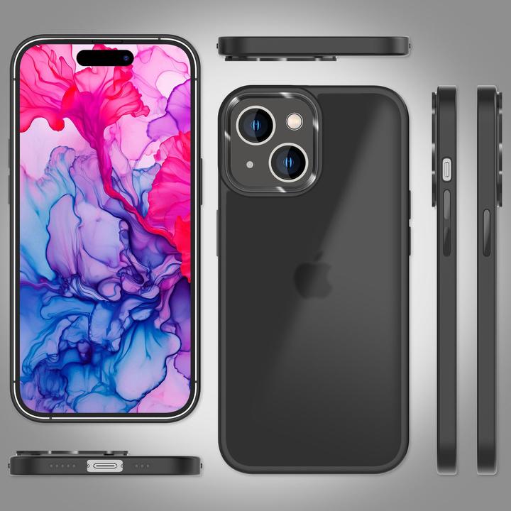 Produktbild Nalia Hybrid Hülle Matt Transparent Frosted (Apple iPhone 15 Plus)