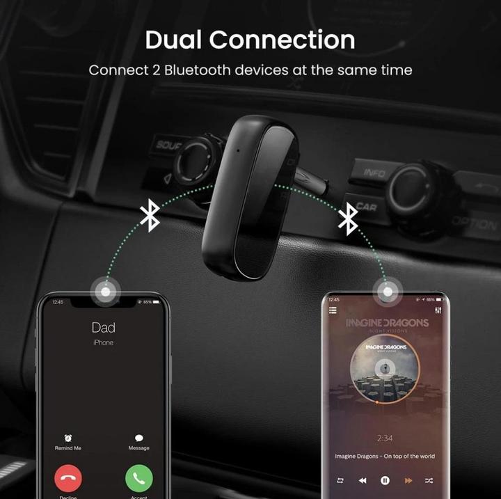 Produktbild Ugreen Bluetooth 5.0 Aux Car Adapter (Empfänger)