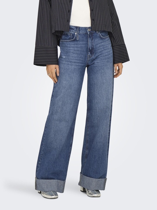 Produktbild Only ONLBROOME Hohe Taille Weiter Beinschnitt Jeans Jeans mit weitem Bein (W32/L30)