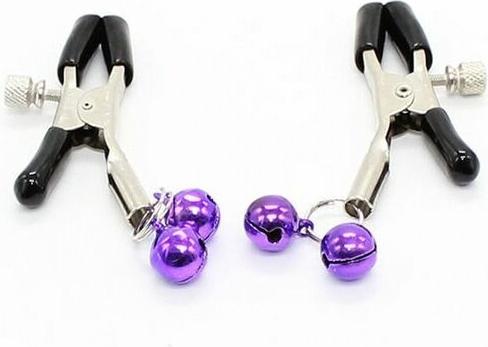 Immagine prodotto Ohmama Pinze Per Capezzoli Fetish A Doppia Campana - Viola