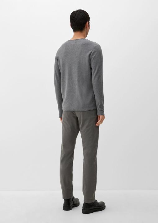 Produktbild s.Oliver Strickpullover Pullover mit Rollsaumblende (XXL)