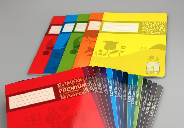 Actual product image Staufen Vocabulary book Premium ruled 53 lined DIN A5 without margin, 32 sheets (A5, Special ruling, Hardcover)