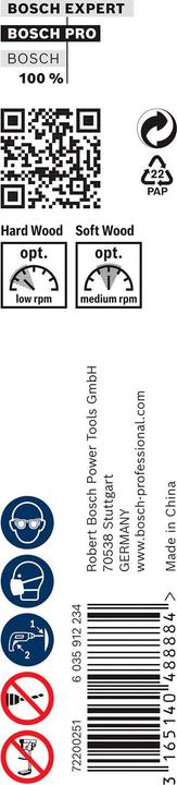 Image du produit Bosch Professional Zubehör Mèche à bois PRO Wood, 14 x 470 x 600 mm (11,1 mm)