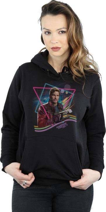 Immagine prodotto Guardians Of The Galaxy Neon Star Lord Felpa con Cappuccio Donna (L)