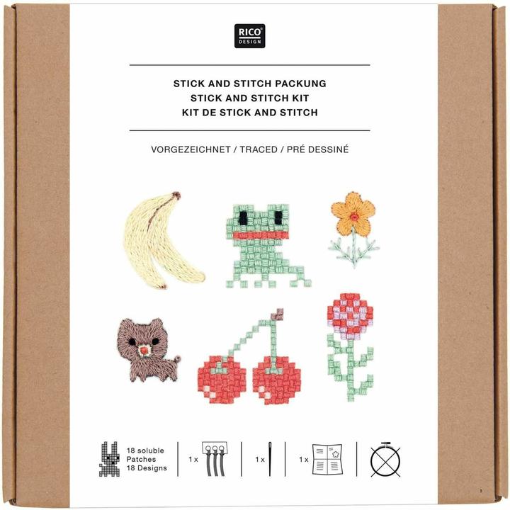 Produktbild Rico Design Stick Stitch P.Pixel Art Mix.100239