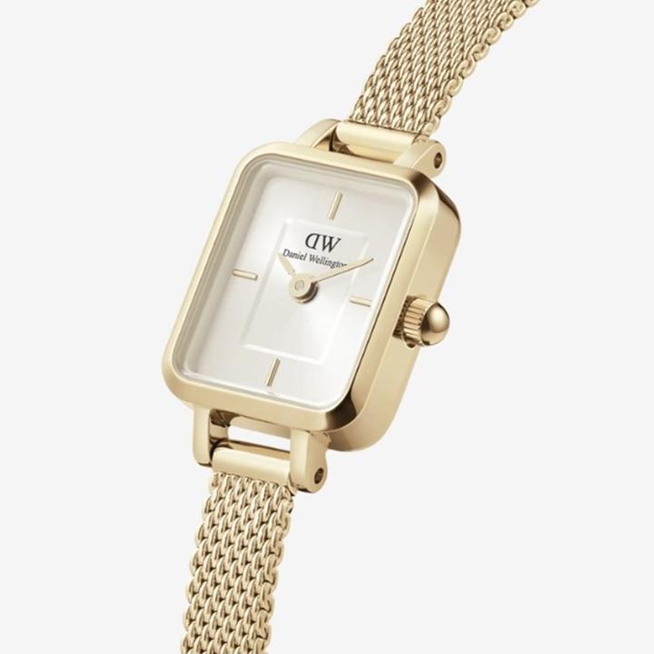 Actual product image Daniel Wellington Quadro Mini Evergold Champagne Gold (Analogue wristwatch, 15.50 mm)