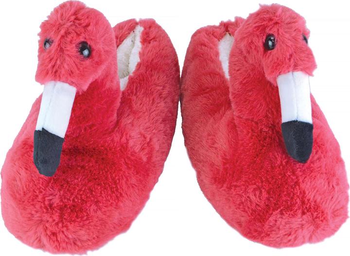 Produktbild Slipper Snob Lustig Hausschuhe Flamingo | Plüsch Hausschuhe Rutschfeste (S, M, L)