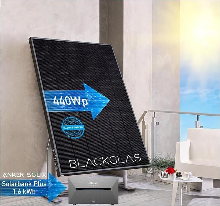 Actual product image Blackglas Solar system ECOzoom 440 Wp (440 W)