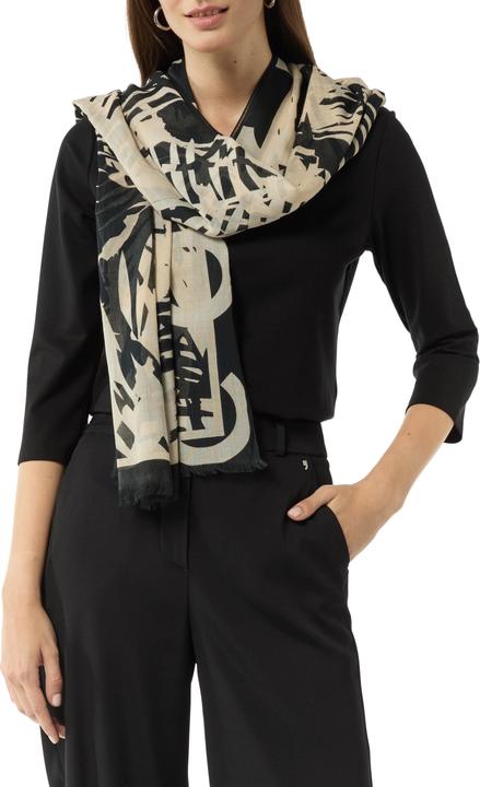 Image du produit Comma Tuch Schal mit floralem Muster aus Modalmix