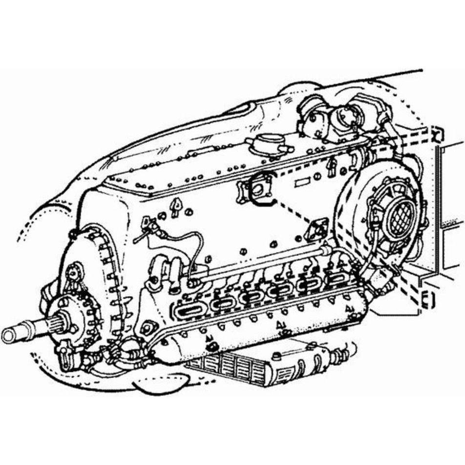 CMK Bf-109E Motoren set