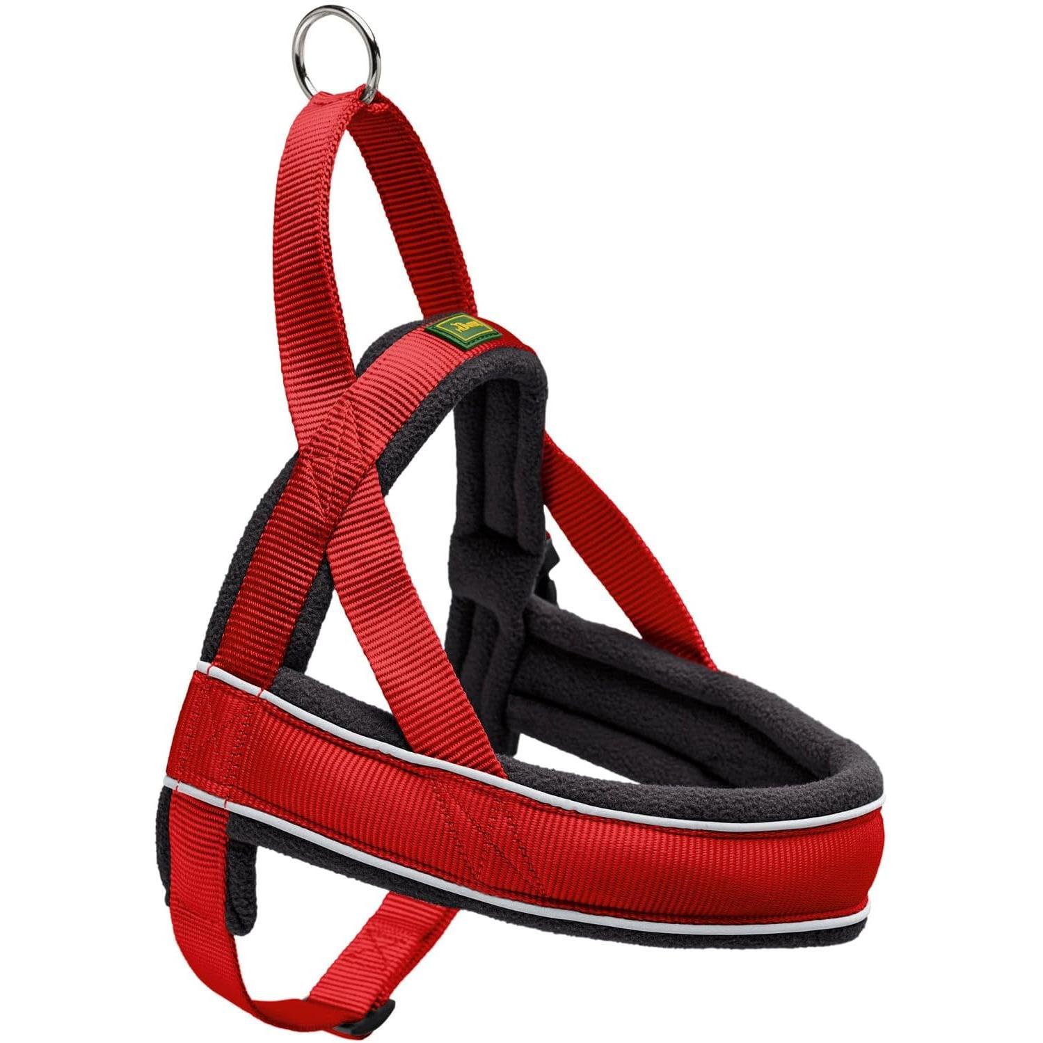 Hunter Harnas Norweger Racing Nylon Rood / Zwart (Hund, Allgemein), Halsband + Leine
