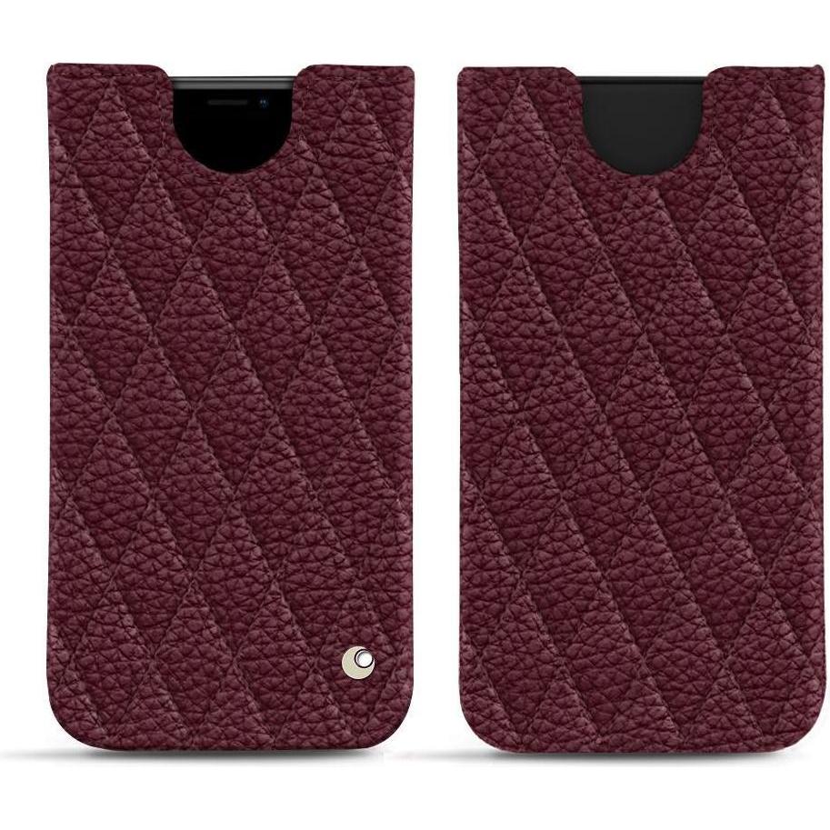Noreve Lederschutzhülle (Apple iPhone XR), Smartphone Hülle, Violett