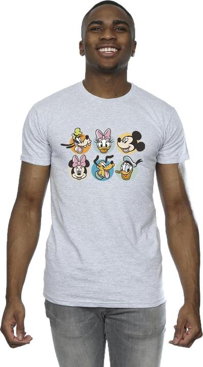 Immagine prodotto Disney Mickey Mouse And Friends Faces Maglietta Uomo (4XL)