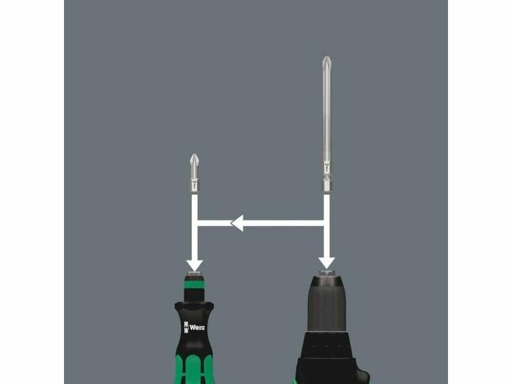 Produktbild Wera Kraftform Kompakt 10 (Kreuz Phillips PH, Schraubschlitz, Sechskant (hexagonal))