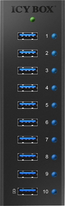 Produktbild Icy Box Ib-Ac6110 (USB-B, 10 Ports)