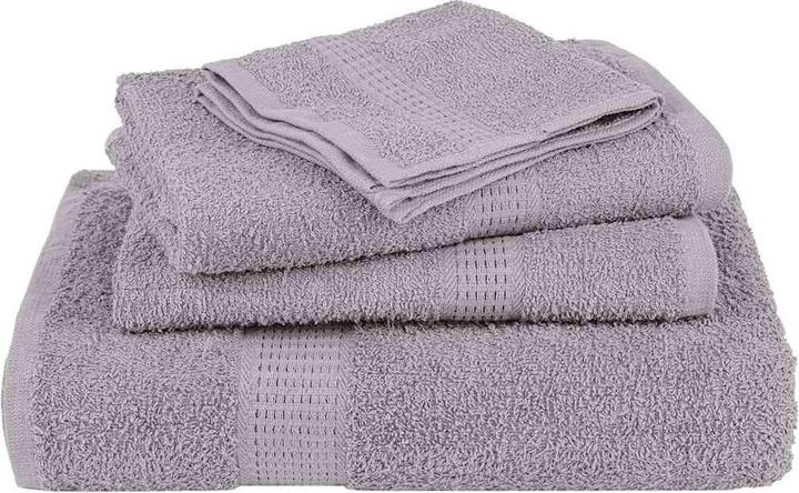 Immagine prodotto vidaXL Asciugamani da bagno 4 pz. Grigio 100x150 cm 360 g/m² 100% cotone Asciugamano da doccia (100 x 150 cm)