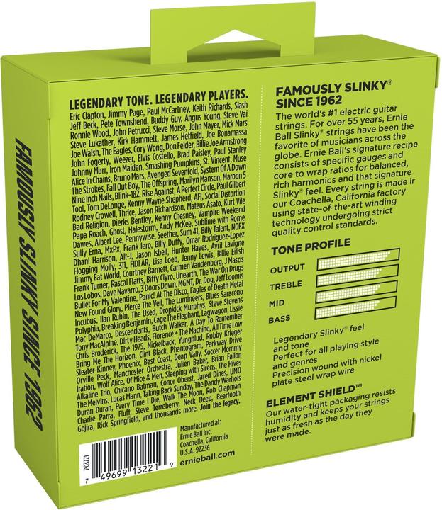 Produktbild Ernie Ball Slinky Nickel 3 Regular (6 x, E-Gitarre, 0.05")