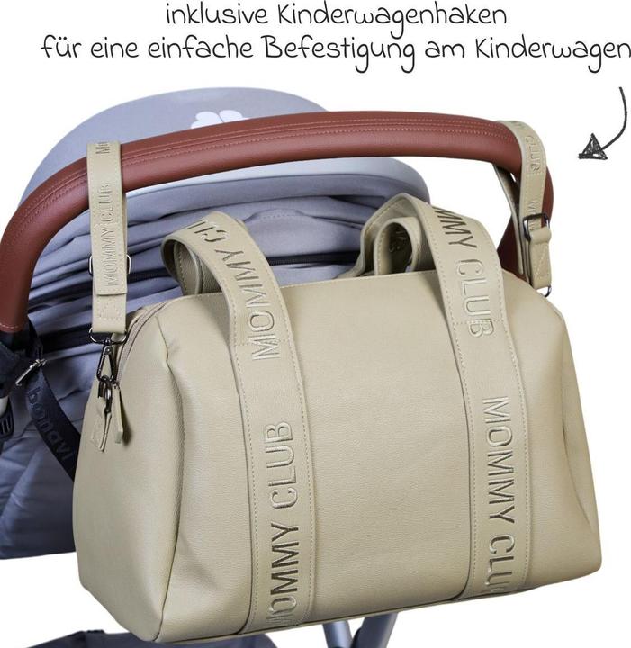 Produktbild Childhome Wickeltasche Mommy Club Signatur Leder grün