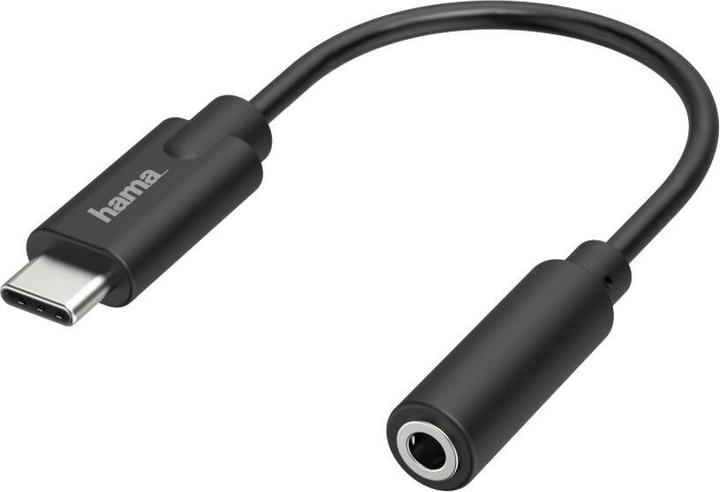 Hama Adaptateur audio, fiche USB-C - prise jack 3,5 mm, stéréo