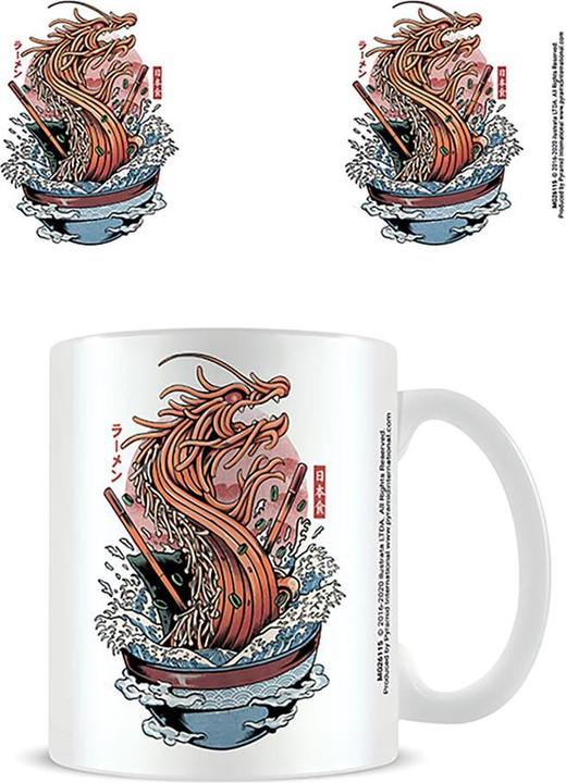 Actual product image Pyramid Ilustrata Dragon Ramen Mug (1x)