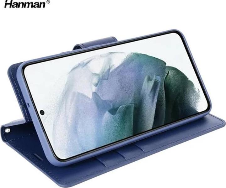 Produktbild Hanman Samsung Galaxy S20 FE 4G/5G - Mill Flip Case mit 3 Kartenfächern, dunkelblau (Samsung Galaxy S20 FE 5G, Samsung Galaxy S20 FE)