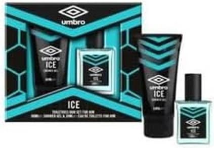 Actual product image Umbro Ice 2 Piece Gift Set Ice Shower Gel 60ml and Ice Eau De Toilette Spray 20ml 80ml (Body care set)
