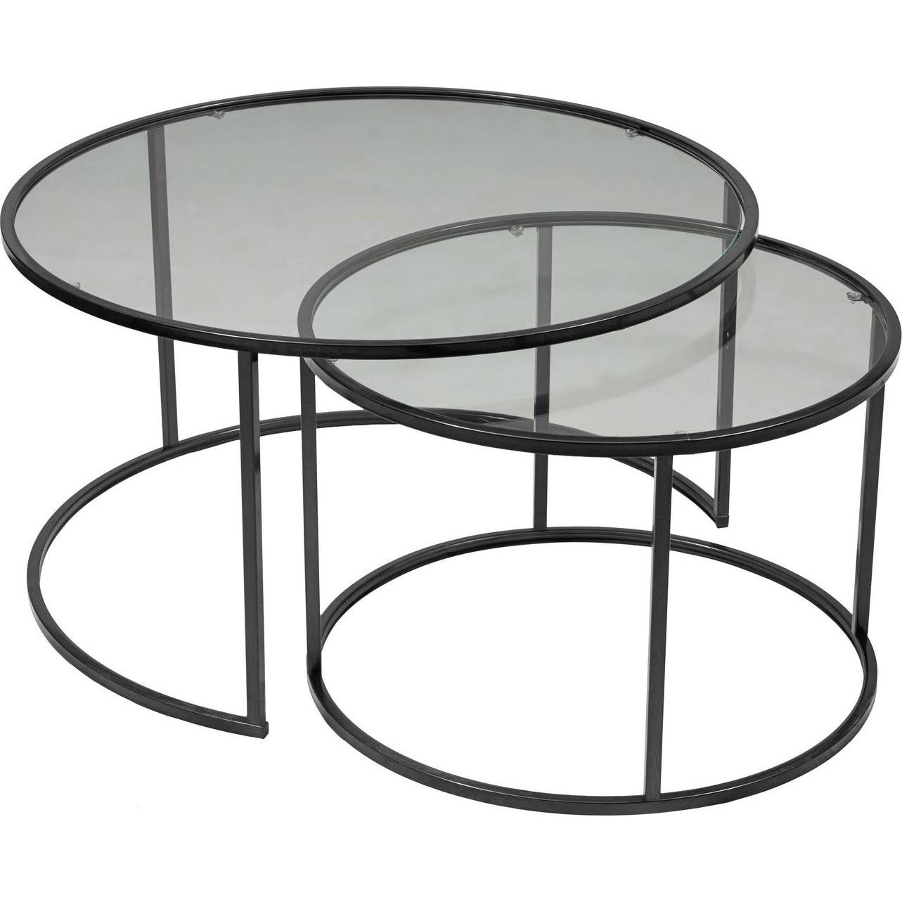 Homitis, Couchtisch + Beistelltisch, Adrien (80 x 80 x 45 cm)