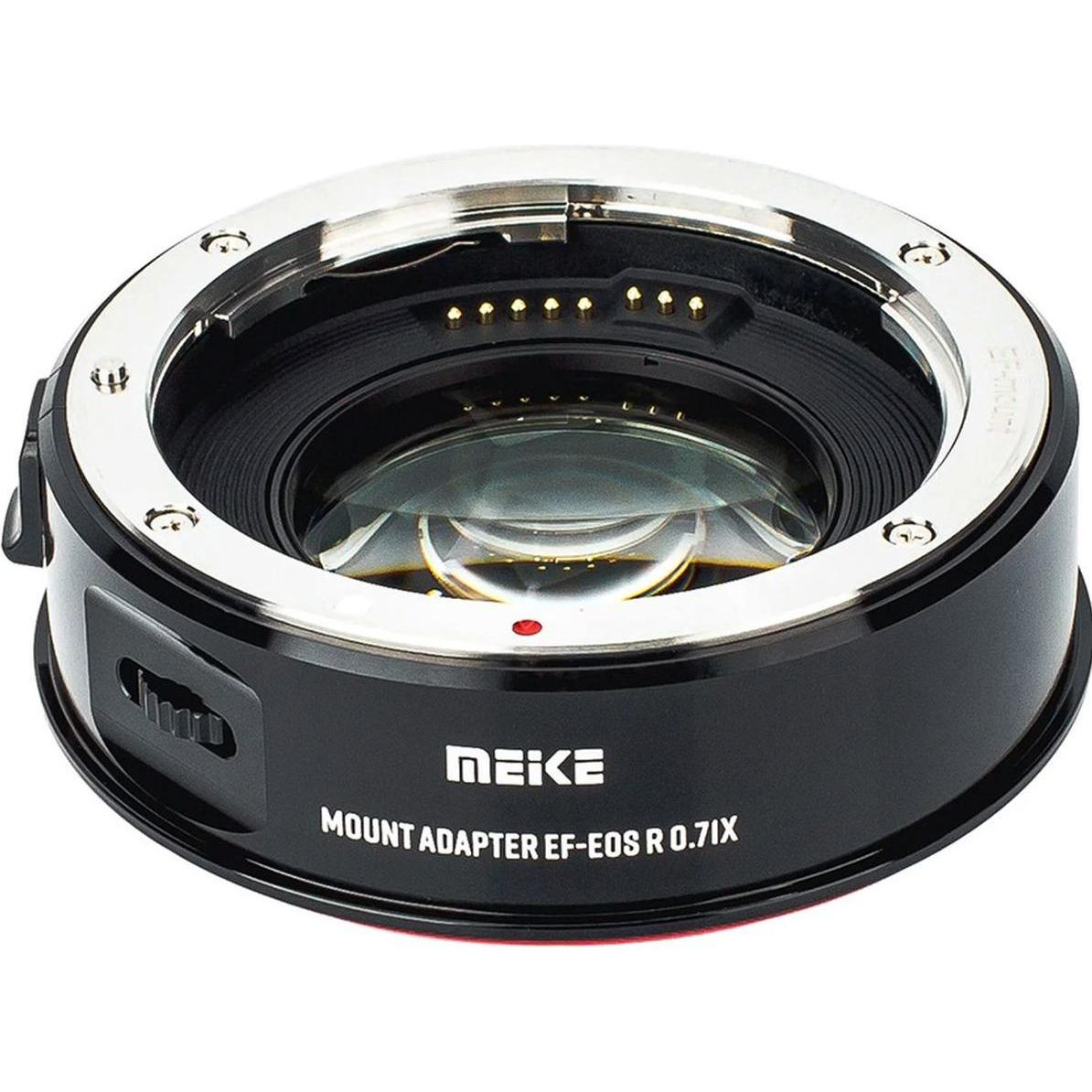 Meike EFTR 0.71X Speedbooster Lens Mount Adapter ( Canon RF Mount ), Adattatore per obiettivi, Nero