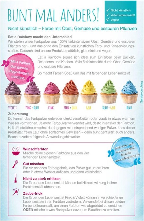 Produktbild Eat a Rainbow 4er Farbmix