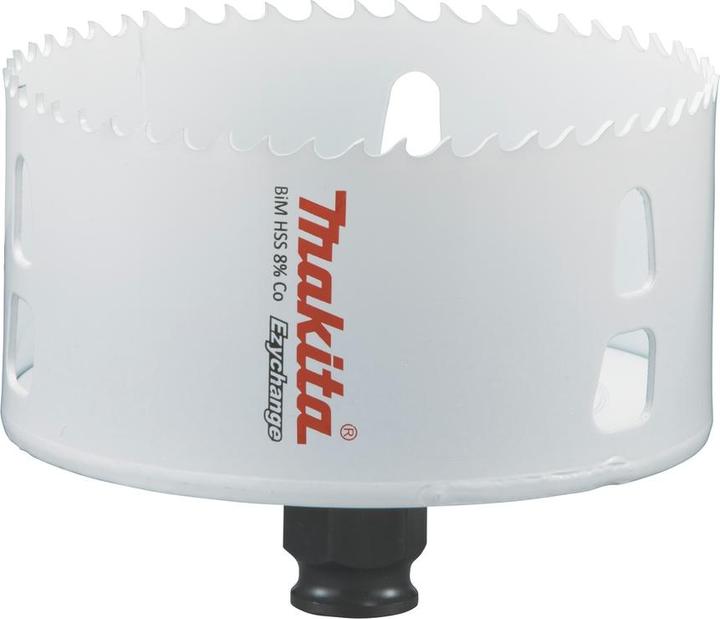 Actual product image Makita EZYCHANGE BIM hole saw 95mm (9.5 centimetres)