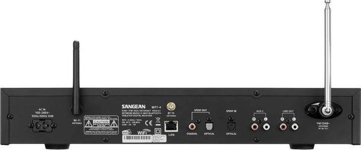 Actual product image Sangean WFT-4 (DAB+, FM, Bluetooth, Wi-Fi)