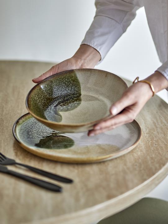 Produktbild Bloomingville - Jules Dinnerware Set - Green - Stoneware (12 Stk.)