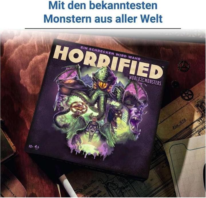 Productafbeelding Ravensburger 22892 - Horrified: World of Monsters - Coöperatief en meeslepend bordspel voor iedereen (Duits)